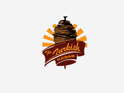 Turkish kebab 2 logo minimal