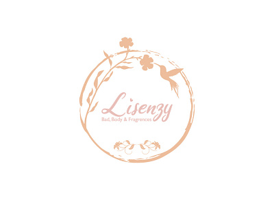 lisenzy fragrences illustration logo minimal