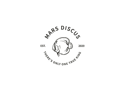 mars discus logo minimal