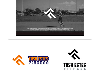 tash estes fitness design illustration logo minimal