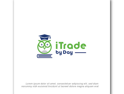 iTrade by Day branding design illustration logo minimal