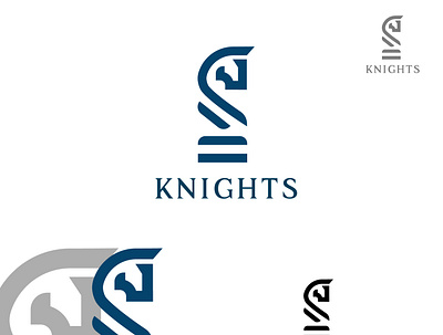 KNIGHTS branding design flat illustration illustrator logo minimal vector