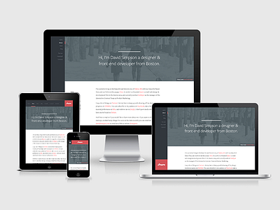 Responsive Updates brand css design html portfolio responsive simpson ui ux website