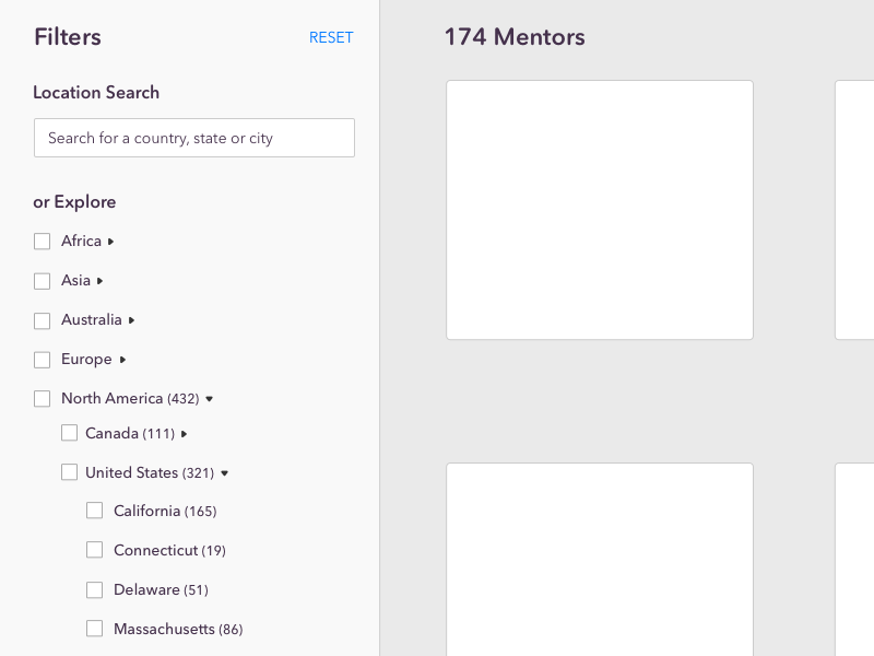 Exploring international location filtering design mentor filters location