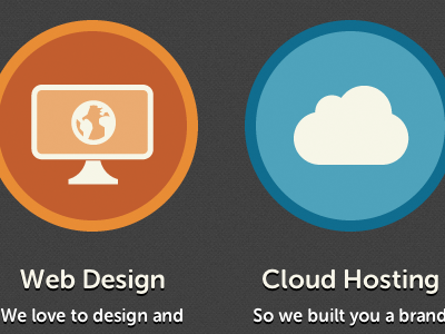 Epicio Website - Design and Cloud badge circle cloud design identity