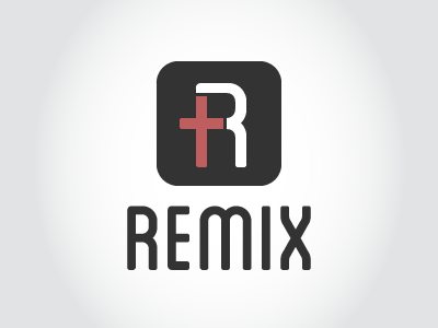 Remix Salem Church - Take 1 brand church cross identity logo mark red remix