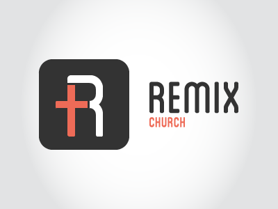 Remix Salem Church - Take 3 brand church design identity logo mark orangish remix