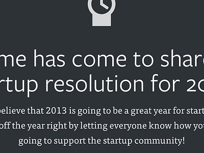 StartupResolution.com header