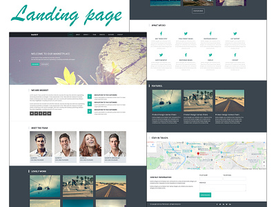 landing page landing page landing page design single page website