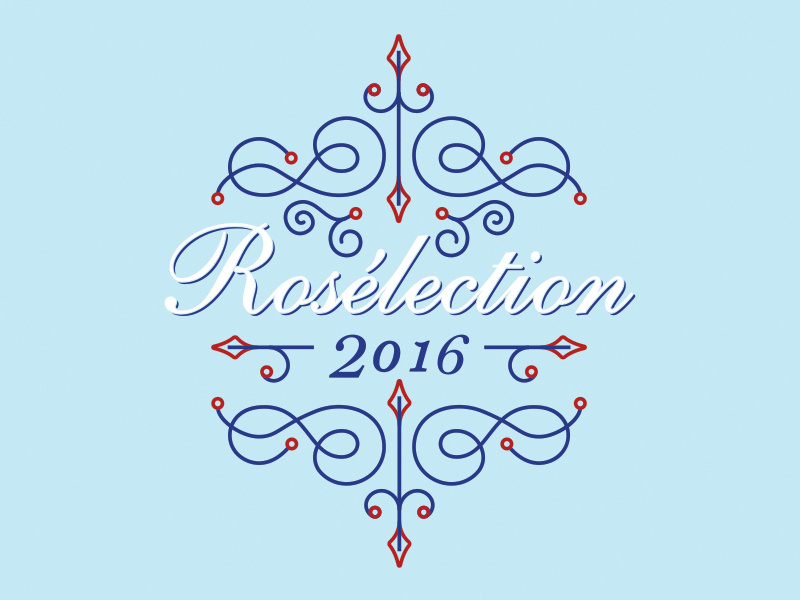 'Whine' of the Week: Rosélection packaging wine typography illustration illustrator design rosé