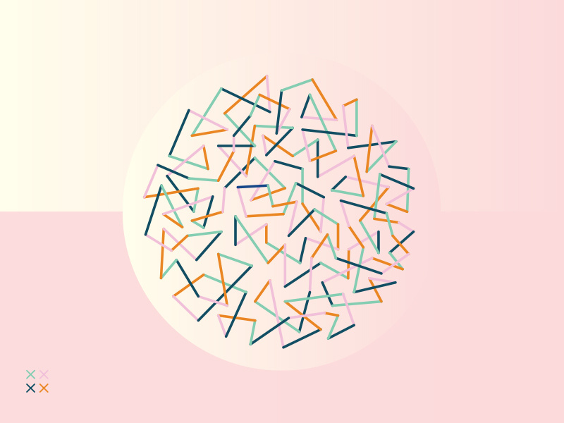 Connections graphic design abstract design pattern connections hue pink line art