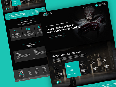 Kraken Security Group | Landing Page Design