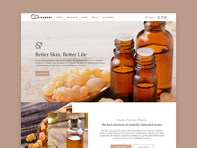 Luubani | Natural Skin Care Website