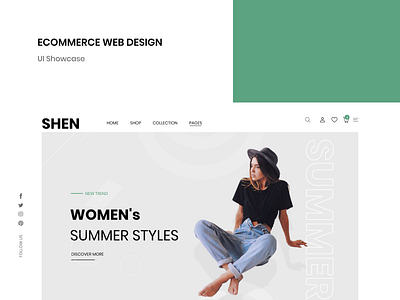 SHEN Ecommerce web Design ui web design ecommerce