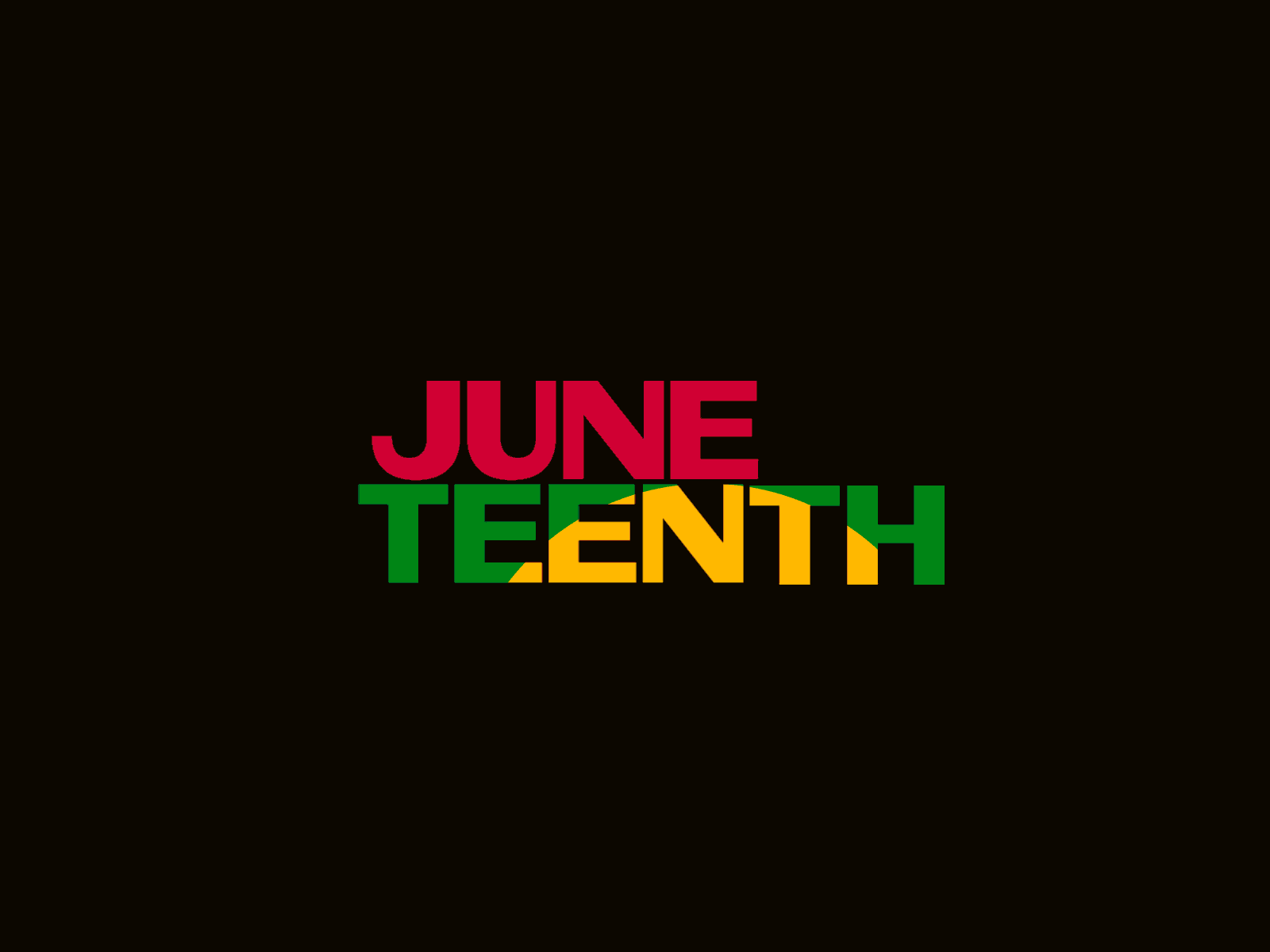 Juneteenth Beyond 1865 color juneteenth type typography
