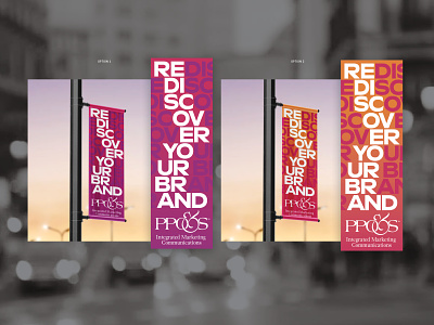 Pole Banners v2 banner color outdoor pole banner print typography