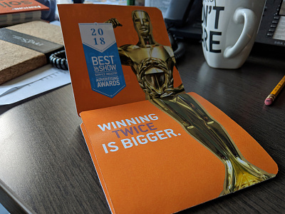Opening the mailer — mailer concept for Best of Show Award