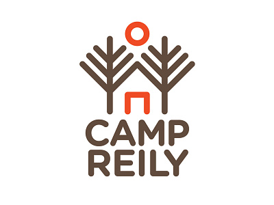 Logo for YWCA of Greater Harrisburg's Camp Reily branding camp identity logo mark nonprofit