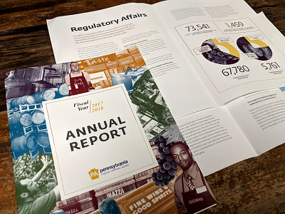 Annual Report - Concept 2 alcohol annual report cover government pa print
