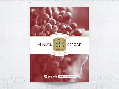 Annual Report - Concept 2 (Round 2) alcohol annual report cover design financial report government pa print