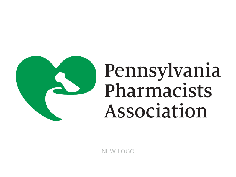 New Logo for Pennsylvania Pharmacists Association associations health identity logo logomark pennsylvania