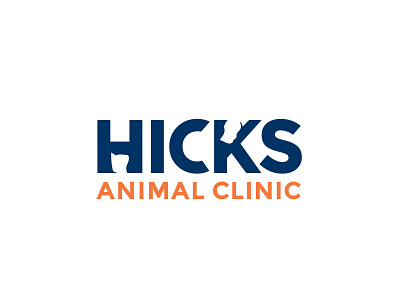 Hicks Animal Clinic animal animal logo animals clinic logo logo logo design logodesign logos logotype veterinarian veterinary