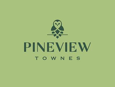 Pineview Townes logo logo design logodesign logos logotype raleigh real estate real estate branding real estate logo real estate logo design realestate realestate logo realestatelogo