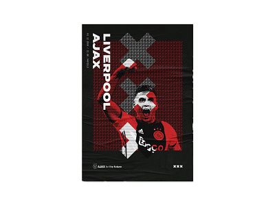 #missionmatchday ajax amsterdam branding liverpool poster soccer