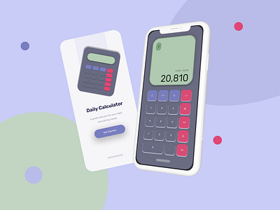 Calculator Mobile design app design ui