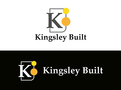 Create Kingsley Built Logo design branding design graphic design illustration logo text logo typography logo vector vector logo