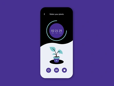 Daily UI - Countdown Timer countdown countdown timer countdowntimer dailyui dailyuichallenge design plant ui uidesign uiux webdesign