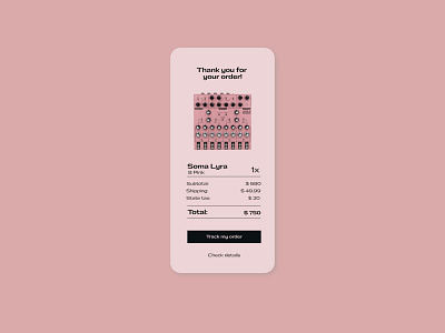 Daily UI - Email Receipt