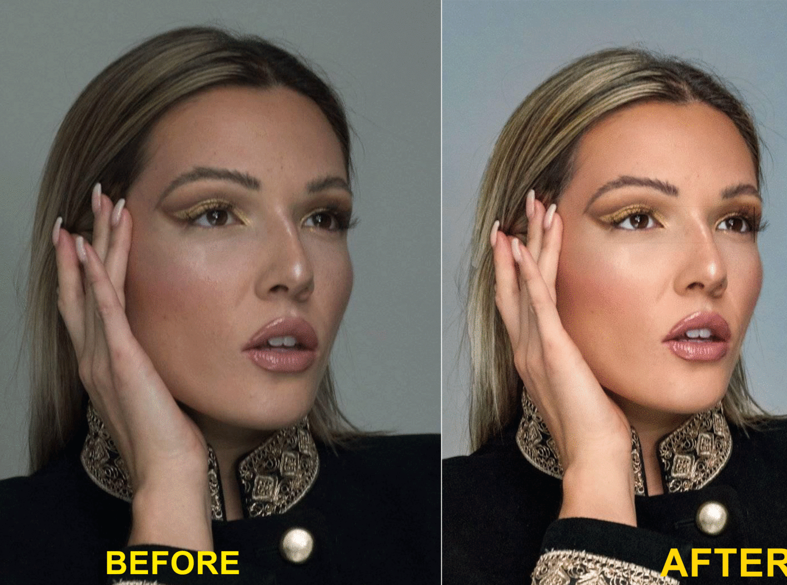 Retouching services professionally