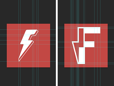 Flashcards App Logo flashcards grid lightning logo mobile app