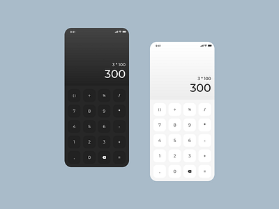 Daily UI Challenge - #004 Calculator