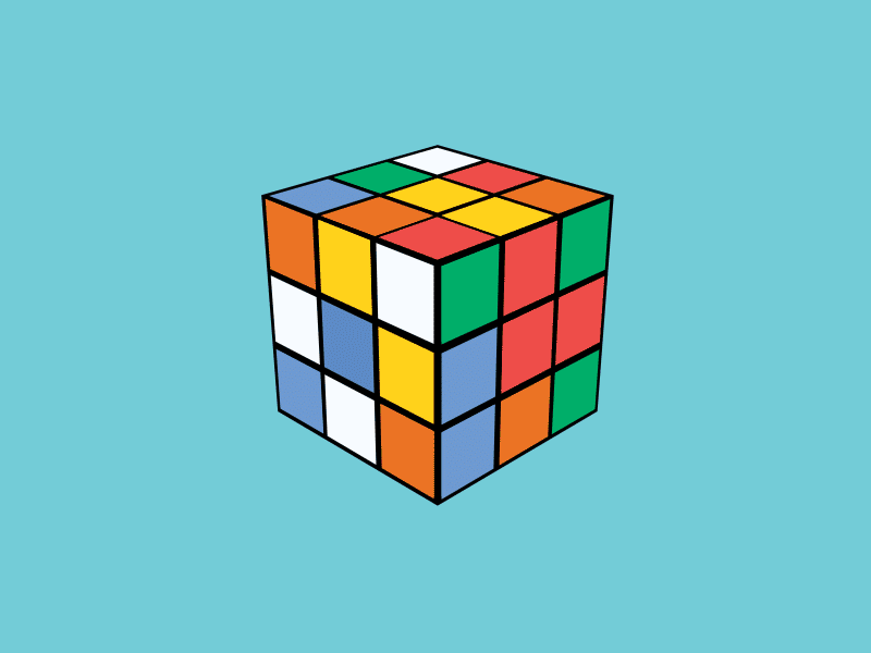 Rubik's Cube float puzzle rubiks cube