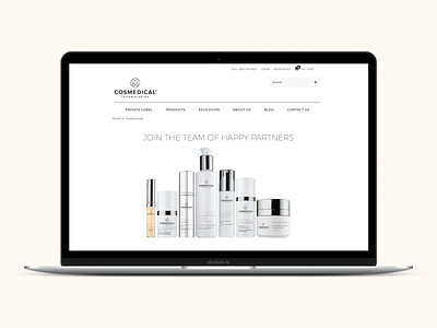 Skin Care Website Design adobe branding design figma graphic design illustration website websitedesign wordpress