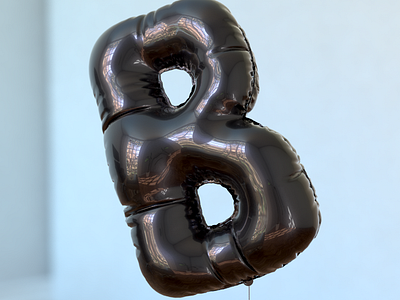 B for balloon