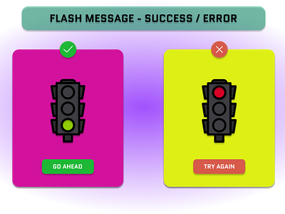Dailly UI 11 flash messagem error success