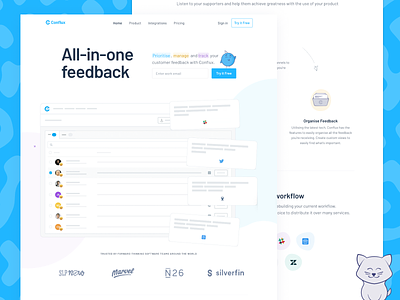 Conflux: Live Site app conflux gatsby homepage illustration landing page sass website