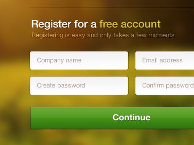 Register Account