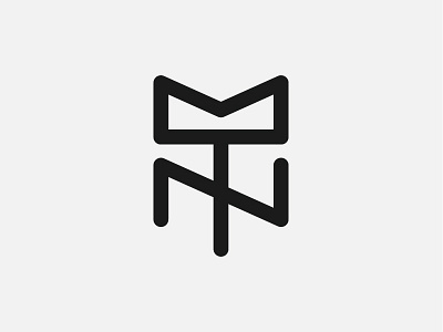 Totally Normal Logo branding design dj line logo minimal music