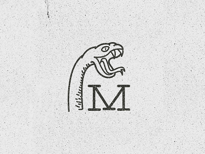 New Personal Logo branding design illustrator logo m miami snake textures tongue