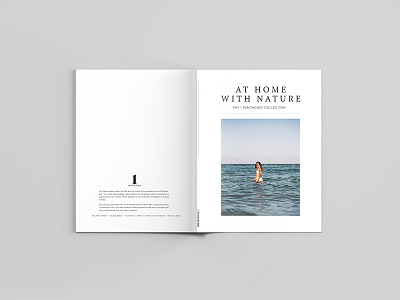 At Home With Nature book design editorial graphic layout miami serif text typography