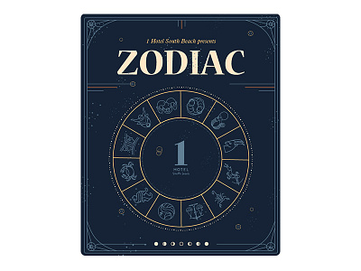 Full Circle - Zodiac astrology card design graphic illustrator signs zodiac