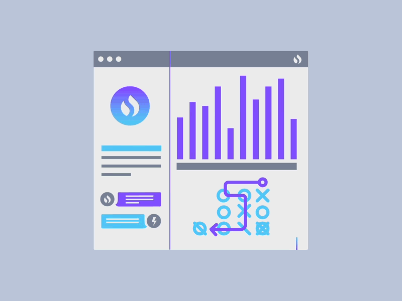 Analytics 2.Mov 2d analytics animation doppio gif