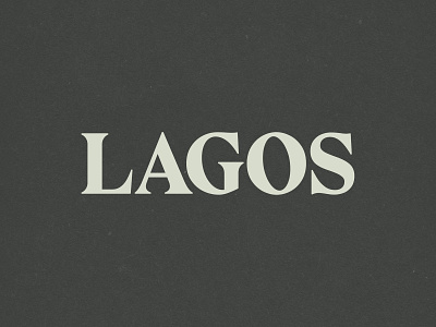 Lagos Branding branding lagos lettering logo typography