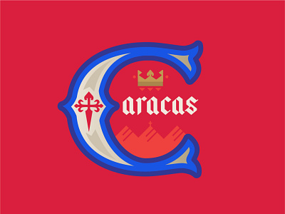 Week 01: Caracas avila caracas city cross crown dribbble jam sticker venezuela warm up weekly warmup