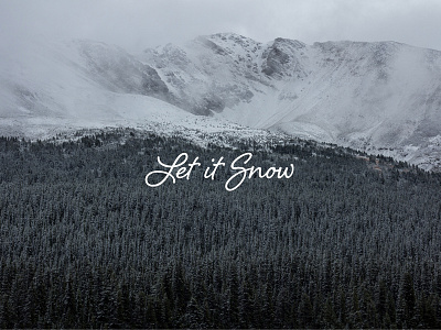 Let It Snow banff canada let it snow mountains photography snow snowy winter