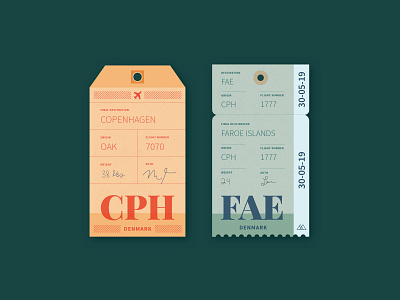 Denmark Luggage Tags